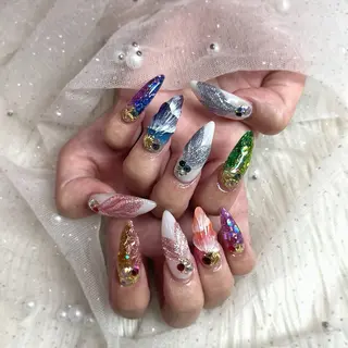 セミロング Aya Nailのネイルデザイン