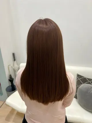 セミロング カラー パーマ ヘアアレンジ 堀井 凌平のヘアスタイル