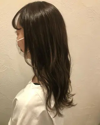 カラー たけだ れなのヘアスタイル