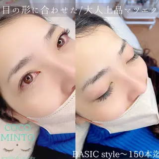 マツエク・マツパ CocoMinto所属・CocoMinto Rie.Mのマツエク・マツパデザイン