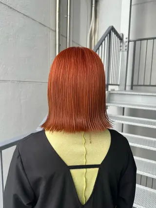 ミディアム カラー レイヤーカット/ パーマ/齋藤大貴のヘアスタイル