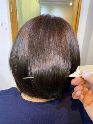 ミディアム カラー CRADLE Takeuchiのヘアスタイル