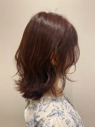 ミディアム カラー 艶髪🌿美髪 大塚礼乃【西荻窪】のヘアスタイル