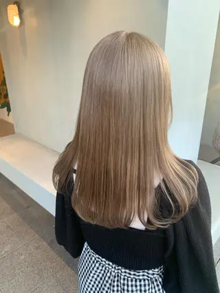 セミロング ブリーチ/アレンジ 天満/chihiroのヘアスタイル