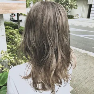 ロング ハイライト✖️ 暗髪🤎Nahoのヘアスタイル