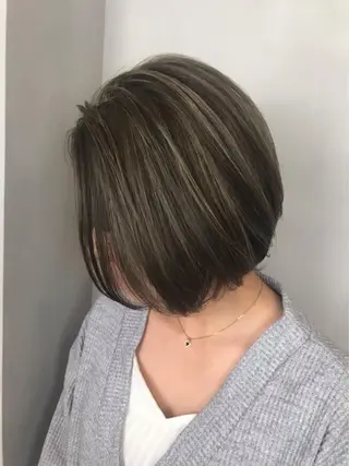 ショート カラー L’atelier BROCANTE （ラトリエ　ブロカント）所属・BROCANTE立川 karasawa.nのヘアスタイル