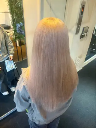 ロング カラー 高田 羊真のヘアスタイル