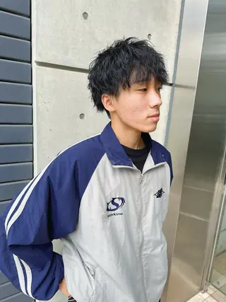 パーマ メンズ 村松滉太/ レイヤーカットのヘアスタイル