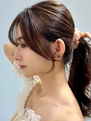 ロング ショート/ボブ/ 白髪ぼかし/しんやのヘアスタイル