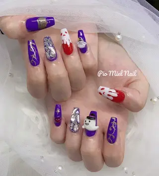 ネイル momo 長さだしのネイルデザイン