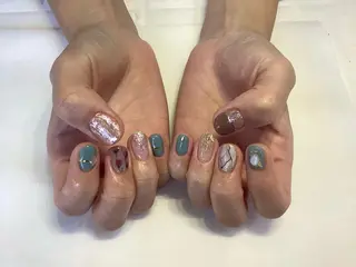 ネイル 💎🐰 saki. m 🐰💎のネイルデザイン