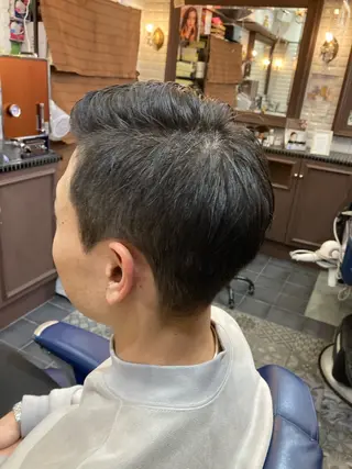 ショート メンズ ルピナス中田店長 山口大地のヘアスタイル