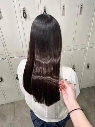 ロング ナチュラルベージュ 🧸yuuna🧋のヘアスタイル