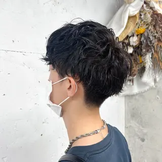 ショート メンズ Noele hair atelier(ノエルヘアアトリエ)所属・北上ゆい/個性派/ ナチュラルアレンジのヘアスタイル