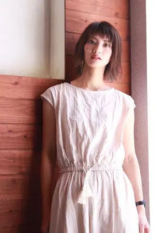 ミディアム 永見 敏英のヘアスタイル