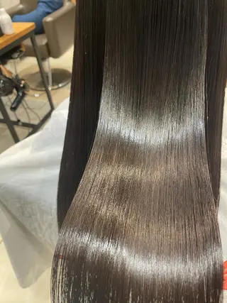 ロング Emerge渋谷店　［エマージュ］所属・美髪縮毛矯正No1 toshiのヘアスタイル