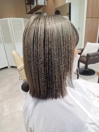 ミディアム カラー 北村 恵美のヘアスタイル