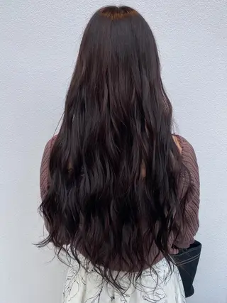 ロング カラー 🎀暖色カラー🎀 おかだみほのヘアスタイル