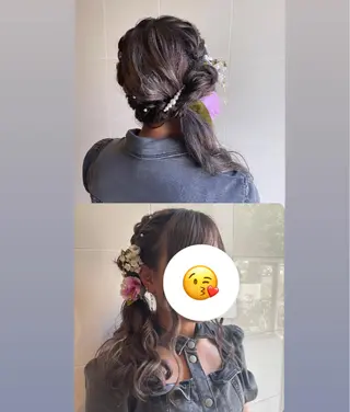 ロング ヘアアレンジ T Ayaのヘアスタイル