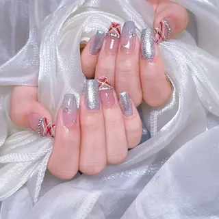 ネイル 🎀も ものネイルデザイン