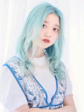 セミロング カラー Say. Reeのヘアスタイル