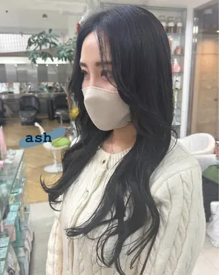 ロング カラー ありむらもえ/ 透明感カラーのヘアスタイル