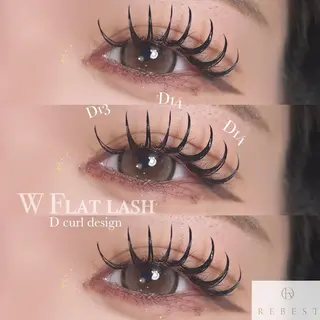マツエク・マツパ ＲＥＢＥＳＴ ｅｙｅｌａｓｈのマツエク・マツパデザイン