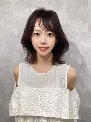 ミディアム 立松 佳祐のヘアスタイル