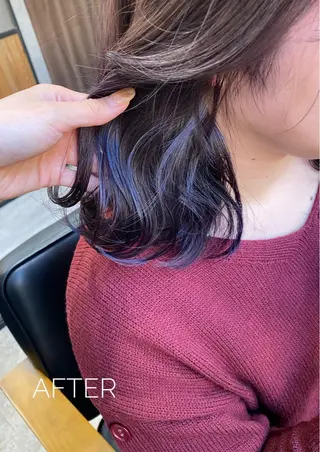 ミディアム カラー clomus所属・YUKA 🍒ツヤ髪改善のヘアスタイル