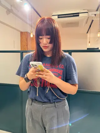 カラー 暖色/パーマ 🌼クニトウメイのヘアスタイル