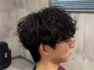 ショート パーマ メンズ タクミ/名駅/栄 メンズ特化型美容師のヘアスタイル