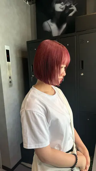 ショート BUCKS所属・坂谷 BUCKS/縮毛矯正のヘアスタイル