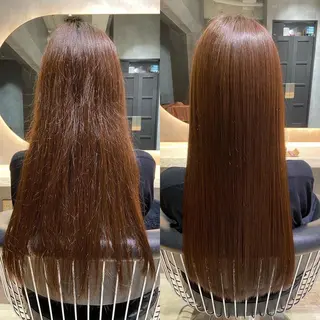 ロング ツバサ 髪質改善のヘアスタイル