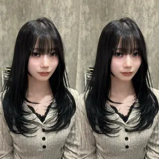 ロング Zina/タカト/ レイヤー×艶髪✨️のヘアスタイル
