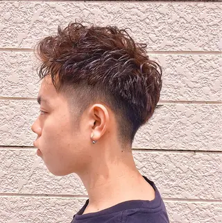 パーマ メンズ メンズサロンLOSS所属・メンズサロン rootのヘアスタイル