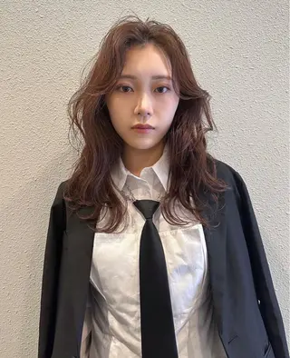 カラー 💖ボブ/髪質改善 顔周りレイヤー/ユイのヘアスタイル