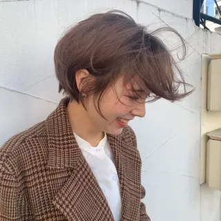 ショート カラー Hair Salon Sept所属・ポイントのあるヘア* Sept スズキのヘアスタイル
