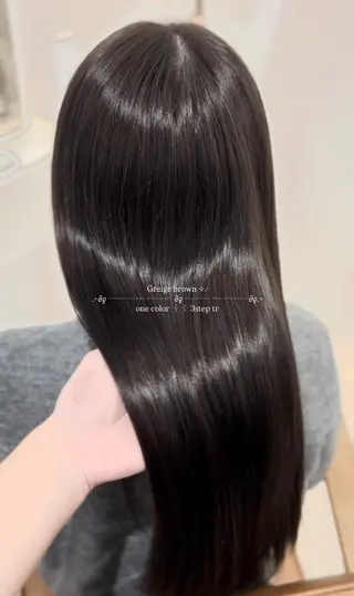 カラー アレンジカラー モデル🎀yuuiのヘアスタイル