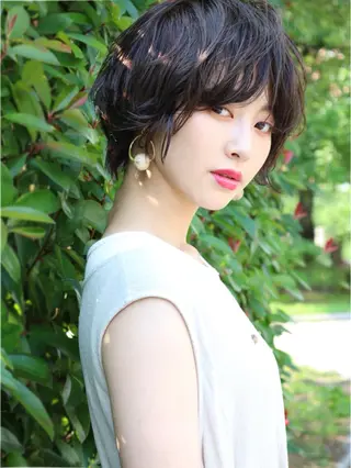 ショート カラー パーマ ooit所属・ooit 【オーイット】のヘアスタイル