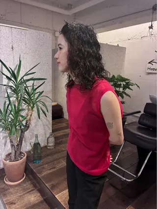 ミディアム パーマ 【takk】 ナカヤママサヨシのヘアスタイル