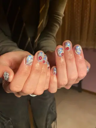ネイル NICO nail　三軒茶屋店　ネイル＆アイラッシュ所属・oichan 𖦹°‧のネイルデザイン