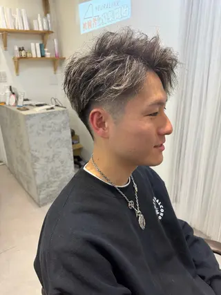 ショート カラー パーマ メンズ Dxxxx III所属・女性目線の大人 メンズ*Ayakaのヘアスタイル