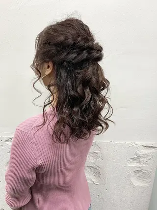 セミロング カラー ヘアアレンジ 🎨カラー満足度 500%💫ヅル💫のヘアスタイル