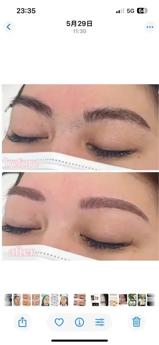 アイブロウ I'mおもろまち🌼 mikaの眉毛・アイブロウイメージ