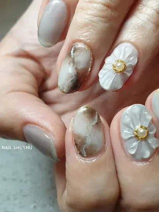 ネイル 3dパーツ/流行り 👧shushu❤️のネイルデザイン