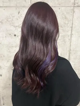 ロング Nozomi/透明感 /デザインカラーのヘアスタイル