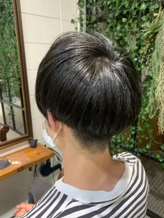 ショート メンズ ショート🌼パーマ 本間正子のヘアスタイル
