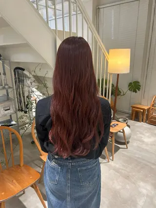 ロング カラー 篠原 若奈のヘアスタイル