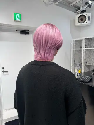 カラー ヘアアレンジ メンズ 艶ハイトーン/ヘア アレンジAYAKAのヘアスタイル