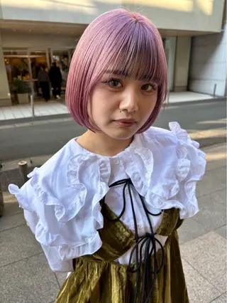 カラー 梶原 美保のヘアスタイル